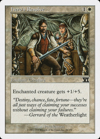 Hero's Resolve [Classic Sixth Edition] | Good Games North