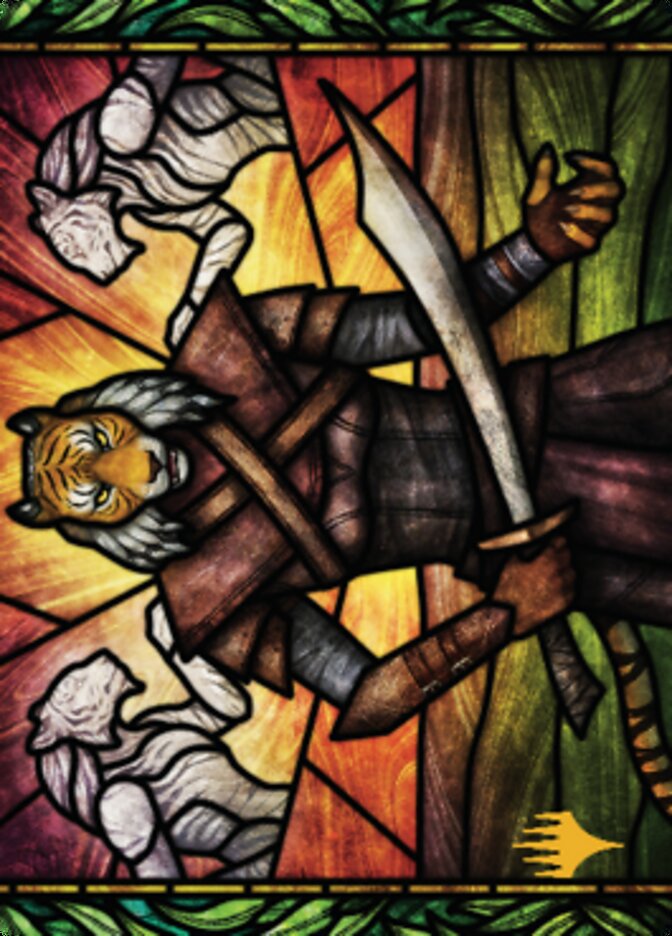Zar Ojanen, Scion of Efrava Art Card (Gold-Stamped Signature) [Dominaria United Art Series] | Good Games North