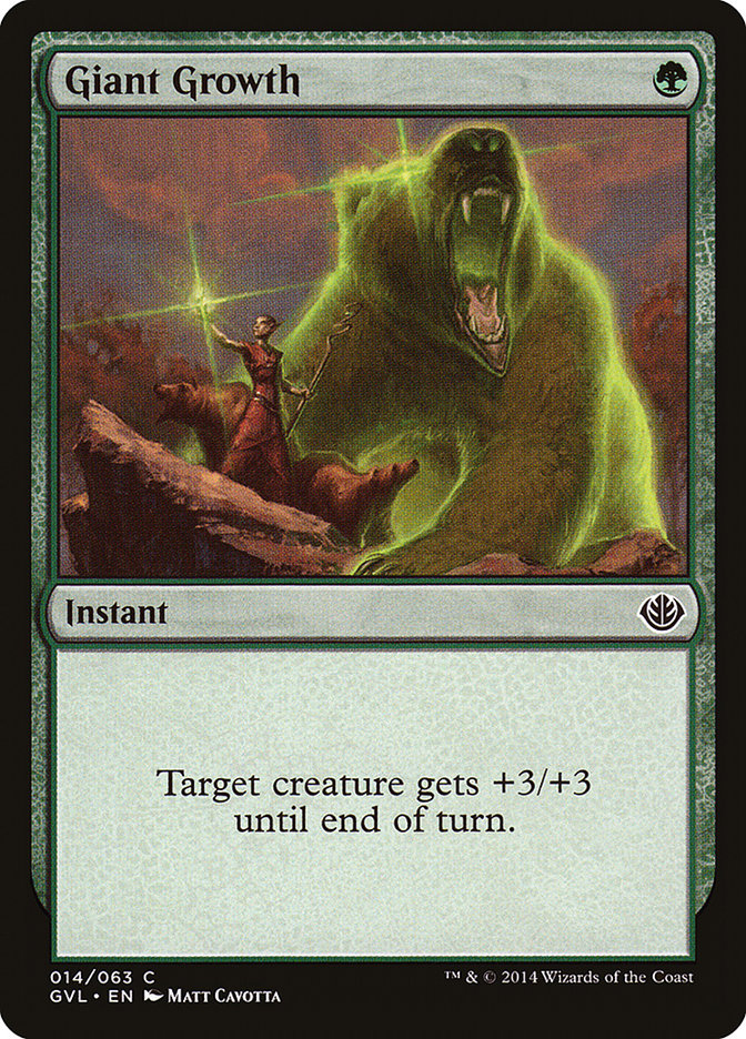 Giant Growth (Garruk vs. Liliana) [Duel Decks Anthology] | Good Games North