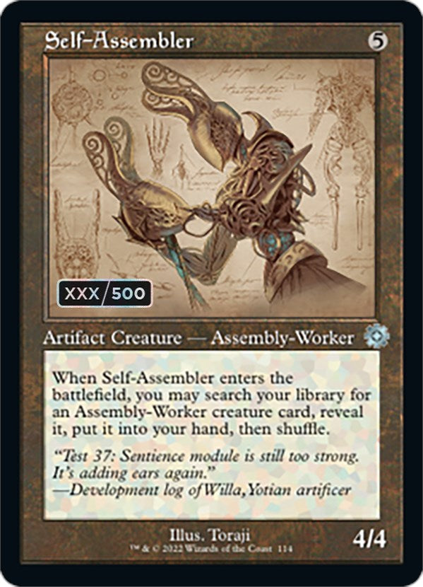 Self-Assembler (Retro Schematic) (Serial Numbered) [The Brothers' War Retro Artifacts] | Good Games North