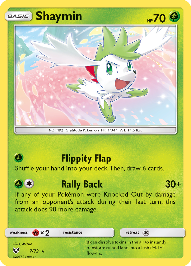 Shaymin (7/73) [Sun & Moon: Shining Legends] | Good Games North