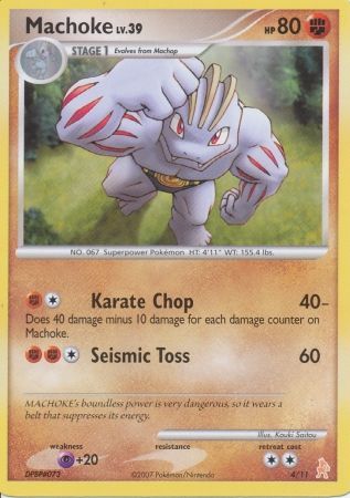 Machoke (4/11) [Diamond & Pearl: Trainer Kit - Lucario] | Good Games North