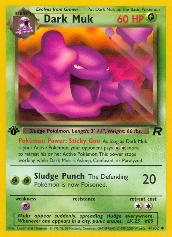 Dark Muk (41/82) [Team Rocket 1st Edition] | Good Games North