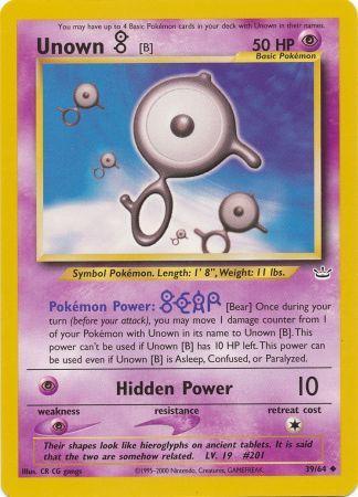Unown [B] (39/64) [Neo Revelation Unlimited] | Good Games North