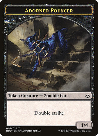 Adorned Pouncer Token [Hour of Devastation Tokens] | Good Games North