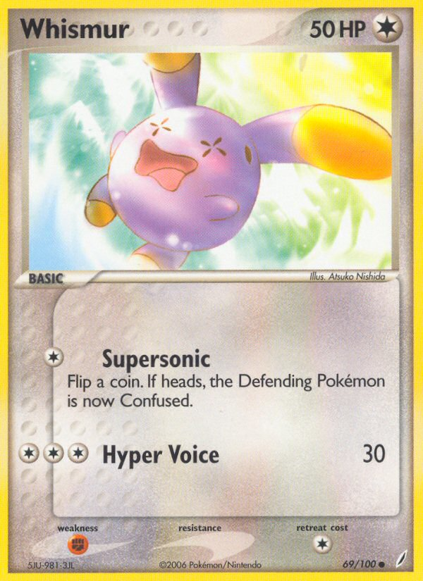 Whismur (69/100) [EX: Crystal Guardians] | Good Games North