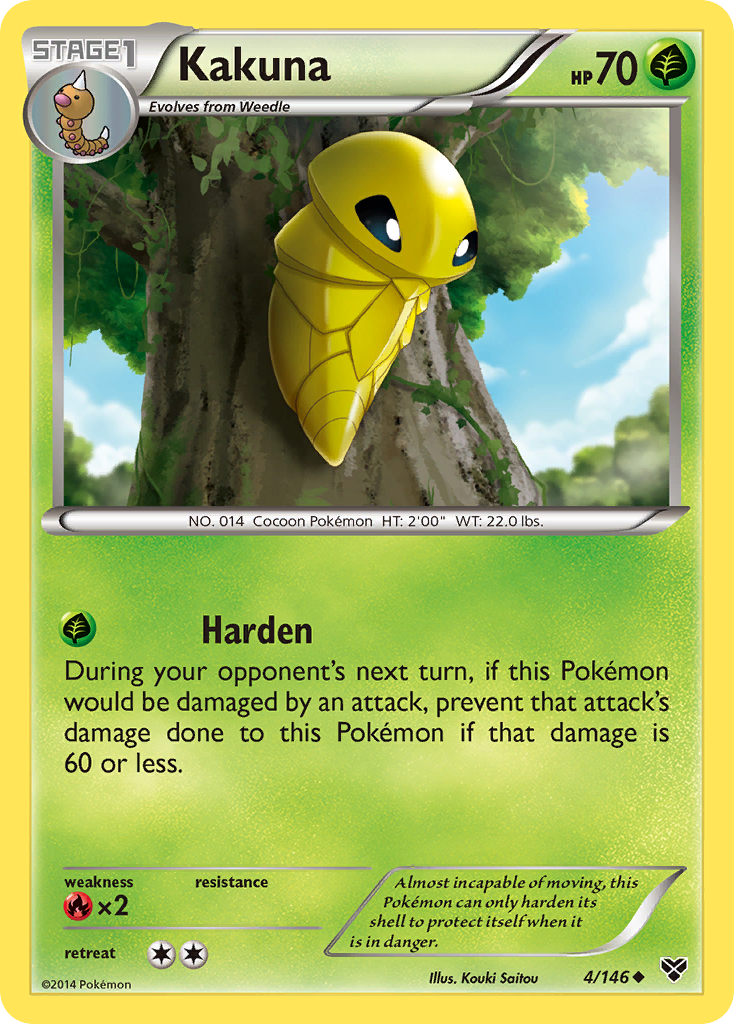 Kakuna (4/146) [XY: Base Set] | Good Games North