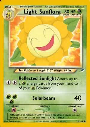 Light Sunflora (72/105) [Neo Destiny Unlimited] | Good Games North
