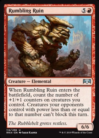 Rumbling Ruin [Ravnica Allegiance] | Good Games North