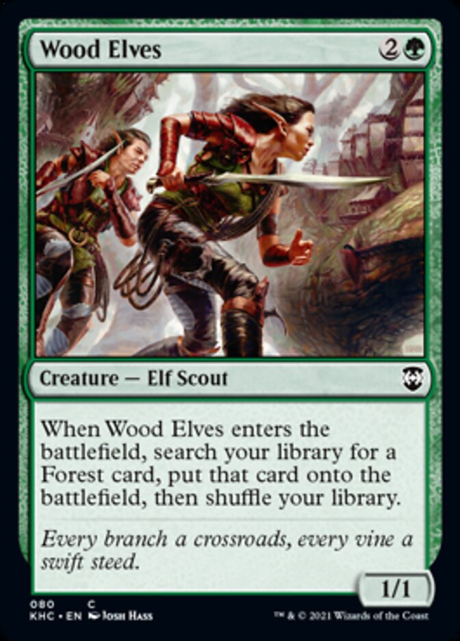 Wood Elves [Kaldheim Commander] | Good Games North
