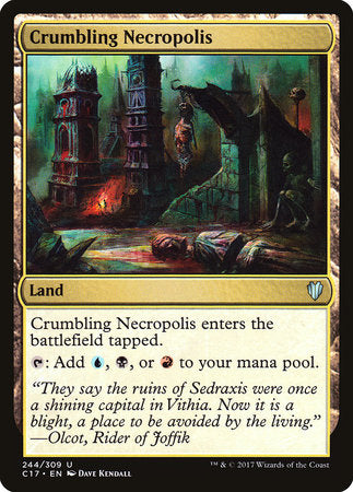 Crumbling Necropolis [Commander 2017] | Good Games North