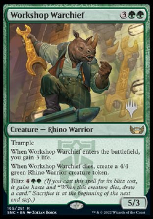 Workshop Warchief (Promo Pack) [Streets of New Capenna Promos] | Good Games North