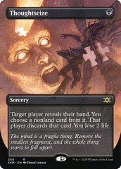 Thoughtseize (Borderless) [Double Masters] | Good Games North