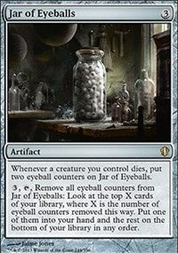 Jar of Eyeballs [Commander 2013] | Good Games North