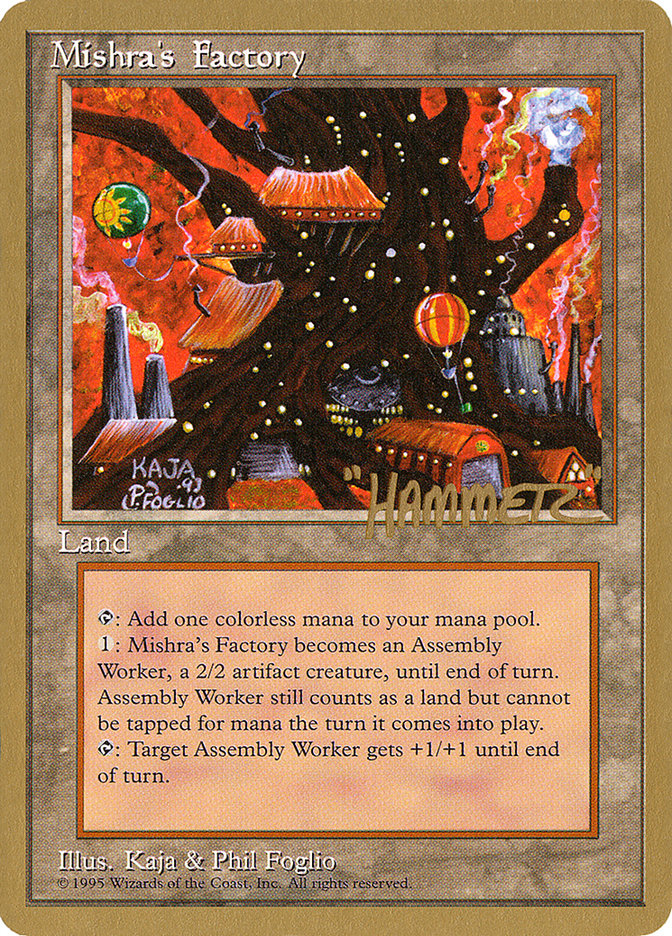 Mishra's Factory (Shawn "Hammer" Regnier) [Pro Tour Collector Set] | Good Games North