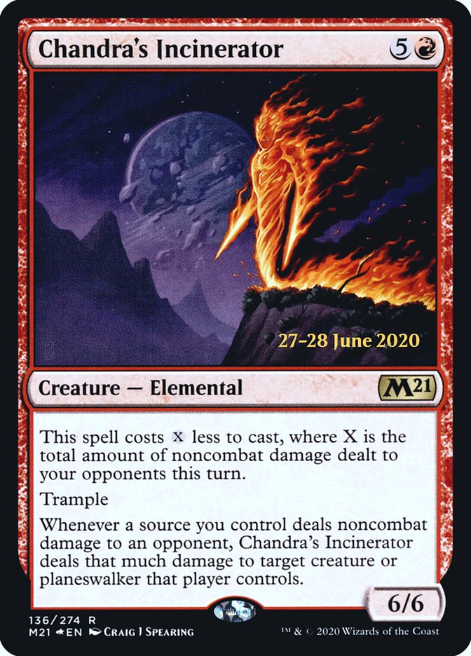 Chandra's Incinerator  [Core Set 2021 Prerelease Promos] | Good Games North