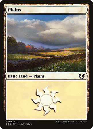Plains (40) [Duel Decks: Blessed vs. Cursed] | Good Games North