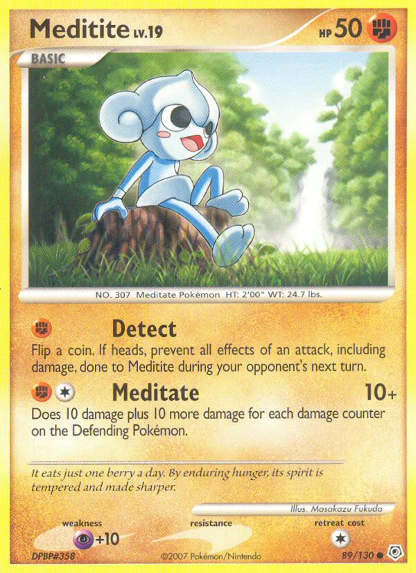 Meditite (89/130) [Diamond & Pearl: Base Set] | Good Games North