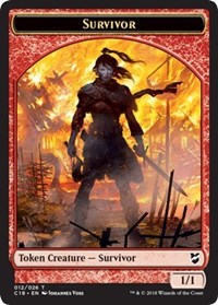 Survivor // Myr (023) Double-sided Token [Commander 2018 Tokens] | Good Games North