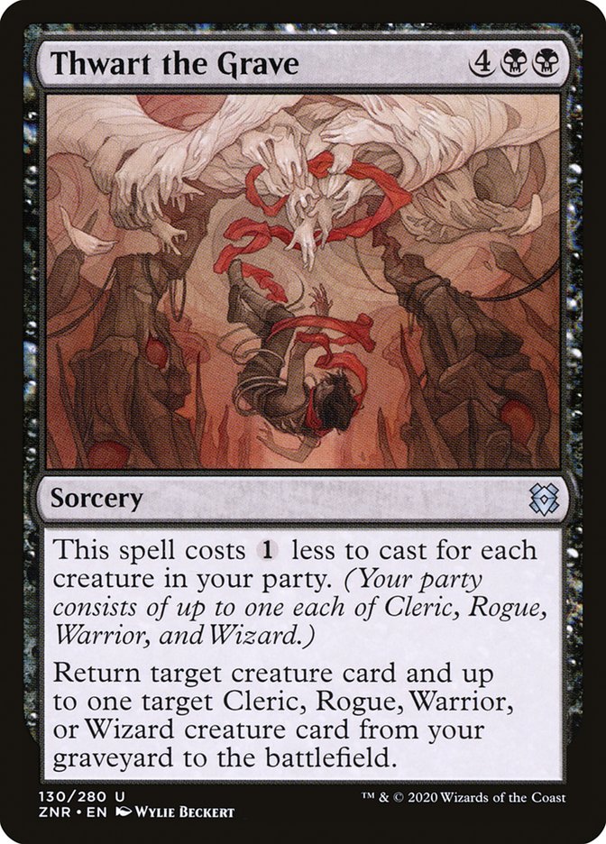 Thwart the Grave [Zendikar Rising] | Good Games North