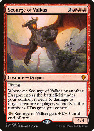 Scourge of Valkas [Commander 2017] | Good Games North
