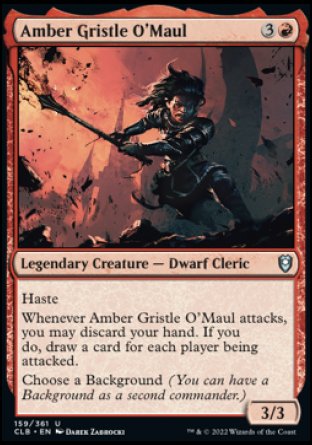 Amber Gristle O'Maul [Commander Legends: Battle for Baldur's Gate] | Good Games North