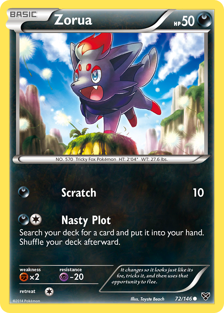 Zorua (72/146) [XY: Base Set] | Good Games North