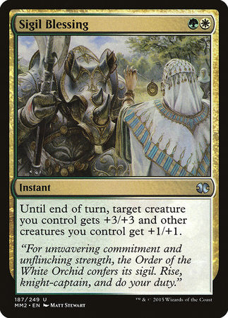 Sigil Blessing [Modern Masters 2015] | Good Games North