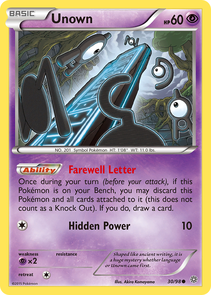Unown (30/98) [XY: Ancient Origins] | Good Games North