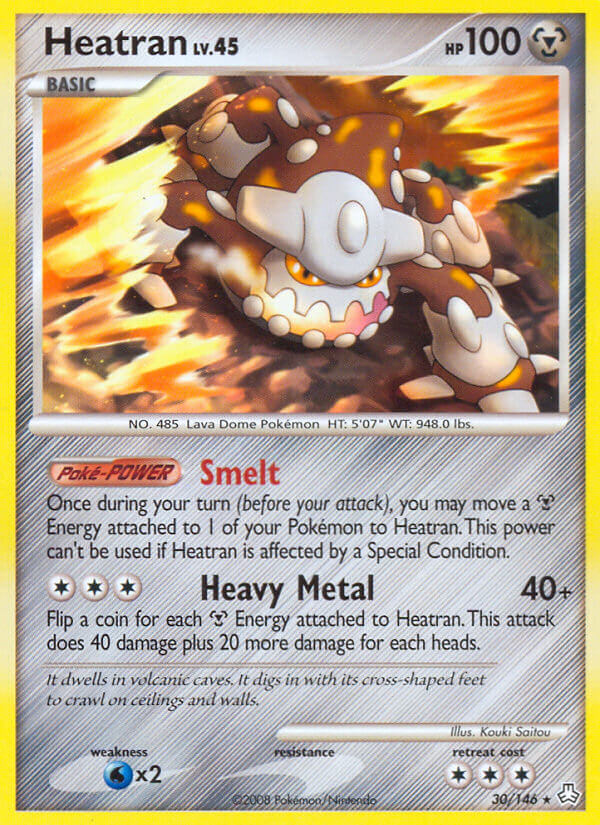 Heatran (30/146) (Theme Deck Exclusive) [Diamond & Pearl: Legends Awakened] | Good Games North