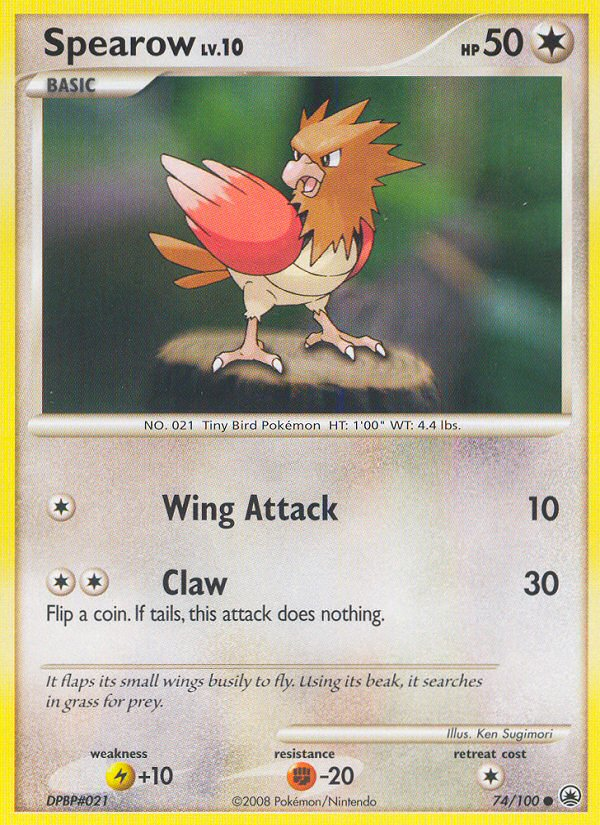 Spearow (74/100) [Diamond & Pearl: Majestic Dawn] | Good Games North