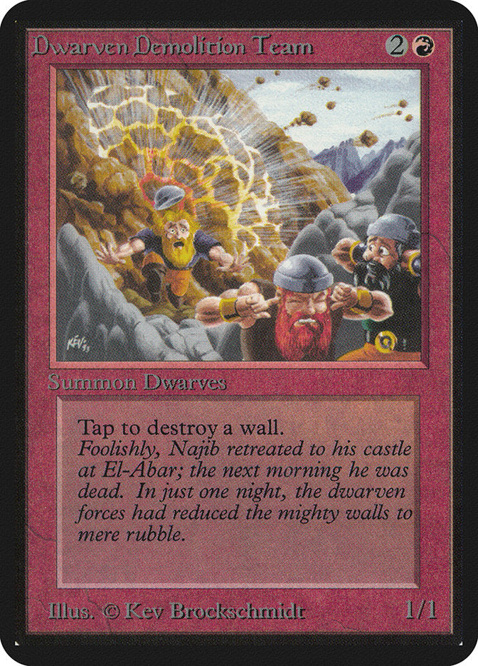 Dwarven Demolition Team [Limited Edition Alpha] | Good Games North