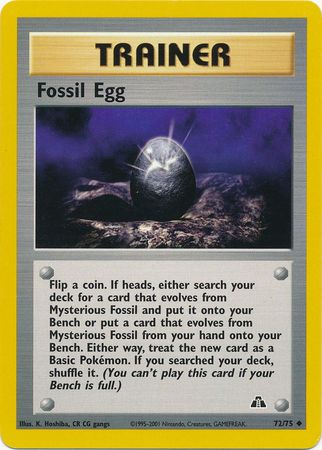 Fossil Egg (72/75) [Neo Discovery Unlimited] | Good Games North