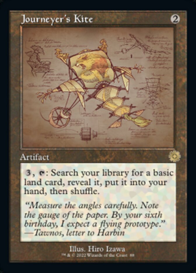 Journeyer's Kite (Retro Schematic) [The Brothers' War Retro Artifacts] | Good Games North