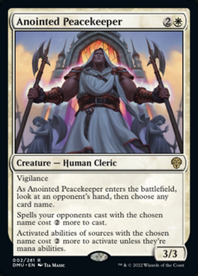 Anointed Peacekeeper [Dominaria United] | Good Games North