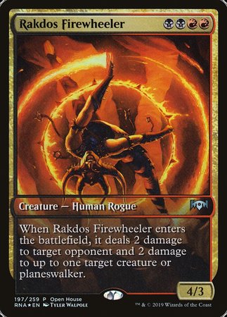 Rakdos Firewheeler [Ravnica Allegiance Promos] | Good Games North