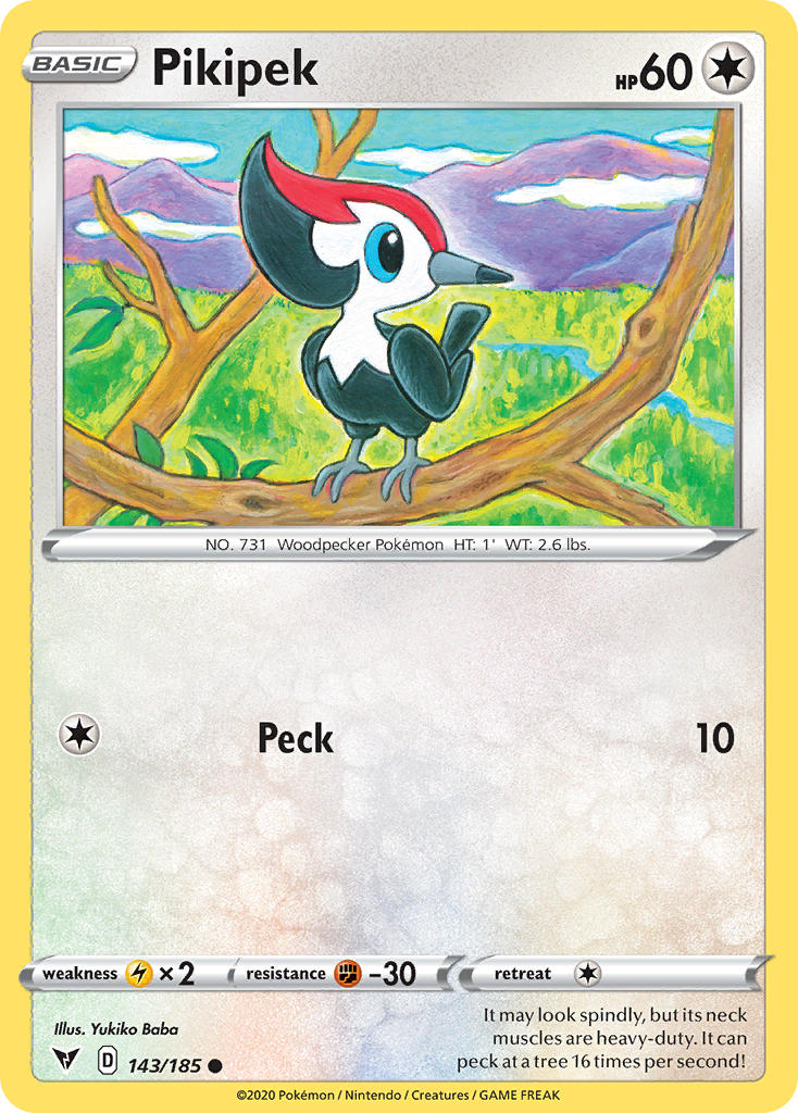 Pikipek (143/185) [Sword & Shield: Vivid Voltage] | Good Games North