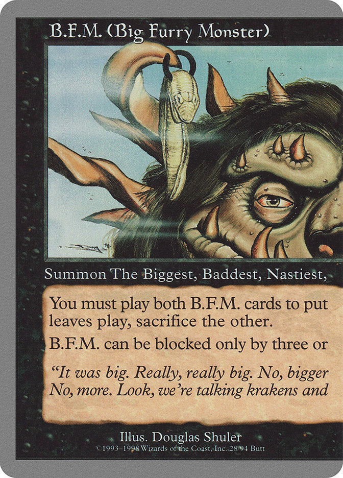 B.F.M. (Big Furry Monster) (28/94) [Unglued] | Good Games North