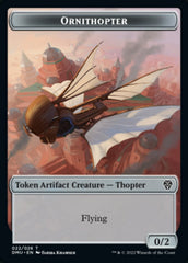 Bird (002) // Ornithopter Double-sided Token [Dominaria United Tokens] | Good Games North