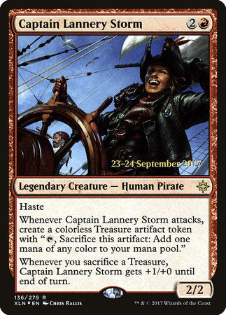 Captain Lannery Storm [Ixalan Promos] | Good Games North