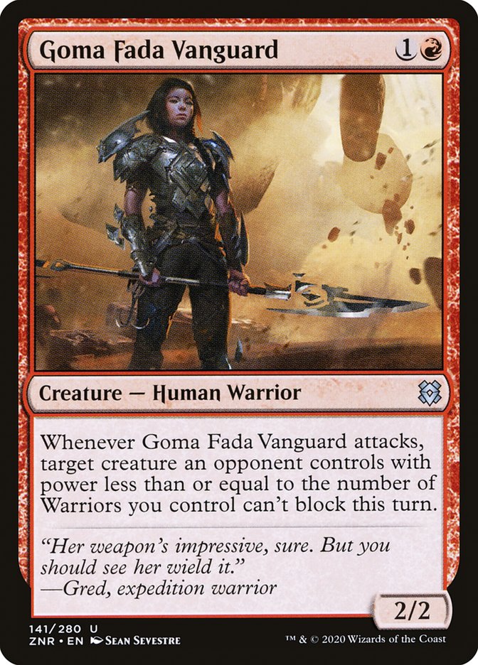 Goma Fada Vanguard [Zendikar Rising] | Good Games North