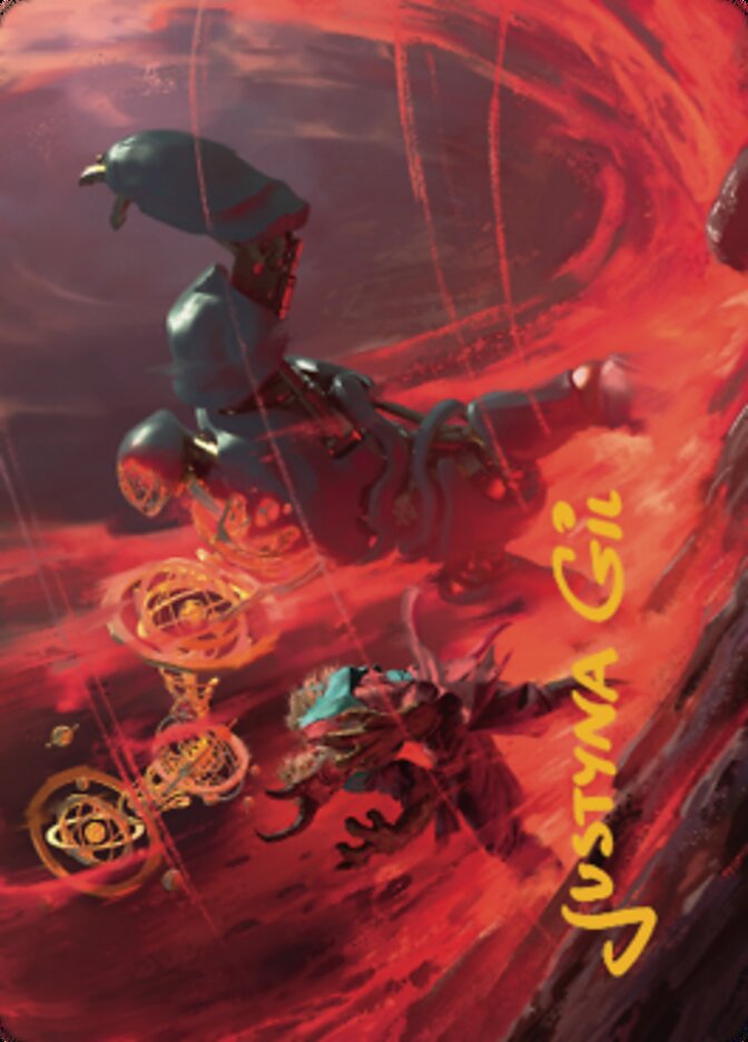 Twinferno Art Card (Gold-Stamped Signature) [Dominaria United Art Series] | Good Games North