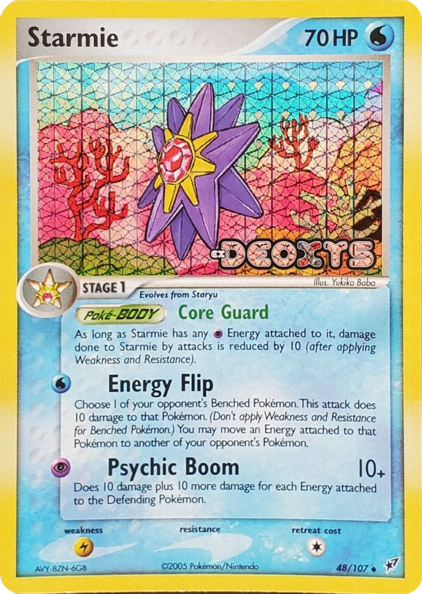 Starmie (48/107) (Stamped) [EX: Deoxys] | Good Games North