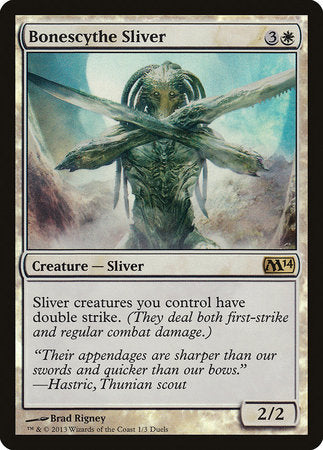 Bonescythe Sliver [Duels of the Planeswalkers Promos 2013] | Good Games North