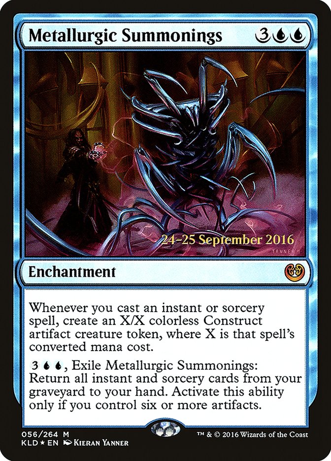 Metallurgic Summonings  [Kaladesh Prerelease Promos] | Good Games North