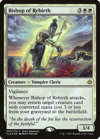 Bishop of Rebirth [Ixalan Promos] | Good Games North