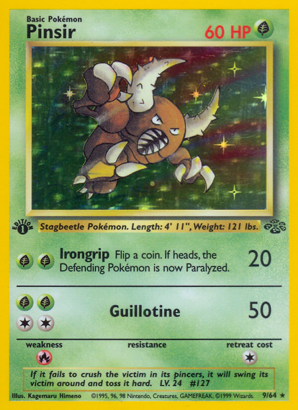 Pinsir (9/64) [Jungle 1st Edition] | Good Games North