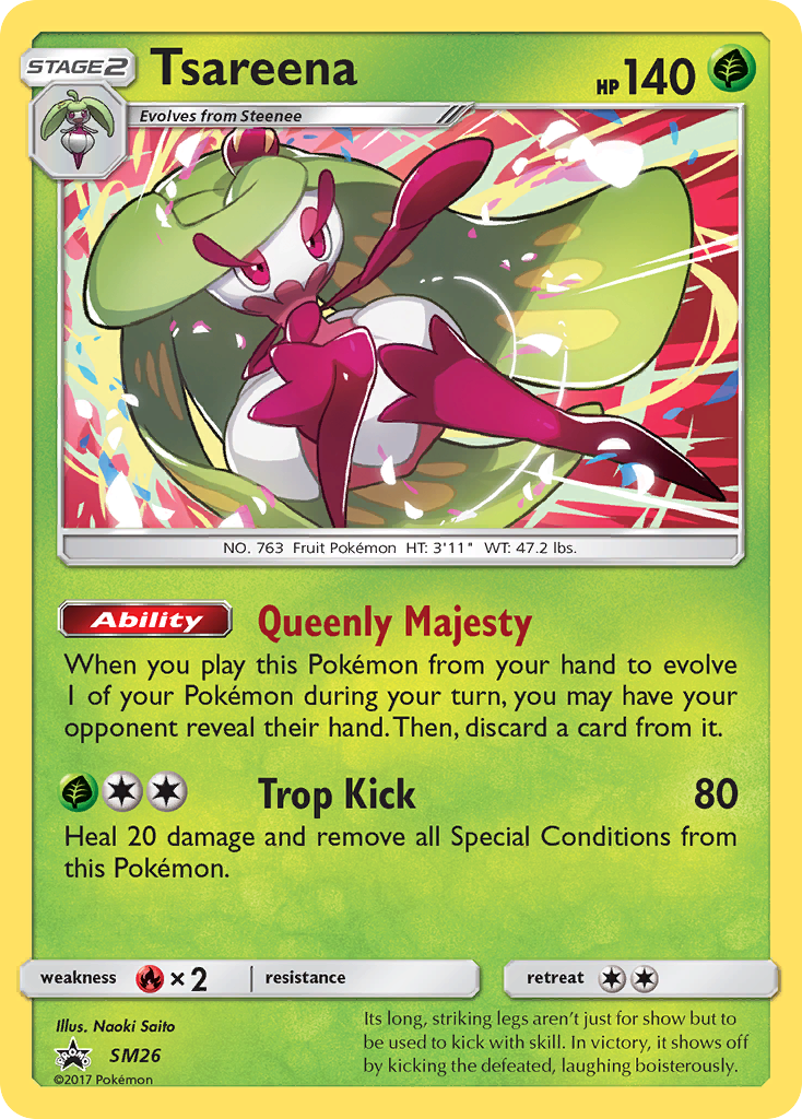 Tsareena (SM26) [Sun & Moon: Black Star Promos] | Good Games North