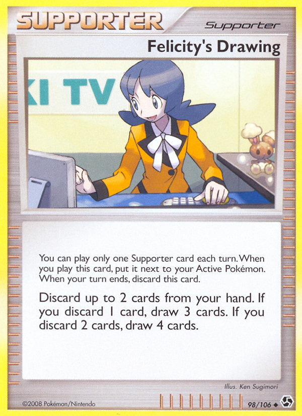 Felicity's Drawing (98/106) [Diamond & Pearl: Great Encounters] | Good Games North