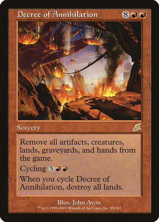 Decree of Annihilation [Scourge] | Good Games North